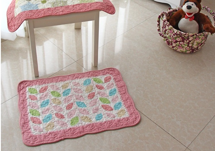 Bông vải chần cửa mat phòng khách nhà đơn giản phòng ngủ hiện đại non-slip mat hấp thụ nước tốt máy có thể giặt