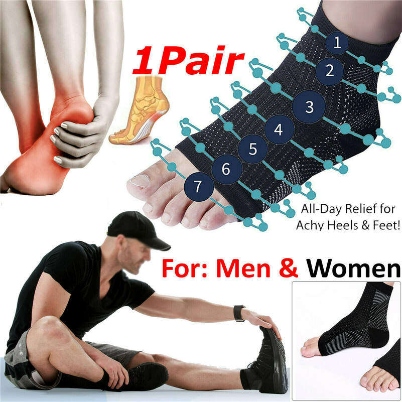 Foot Anti Fatigue Compression Foot Sleeve Ankle Brace Sock