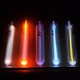 Rare gas luminous tube glass-encapsulated inert gas elements