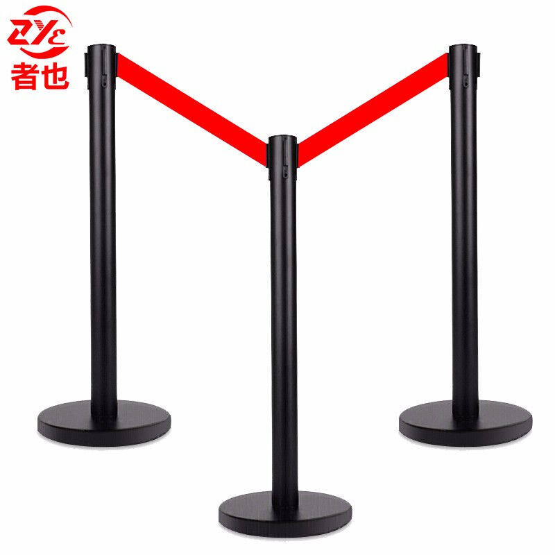 Also security isolation with telescopic strap one meter wire guard stop Stainless Steel Railing Bank Cordon 2 m Isolation Line