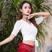 Belly dance top summer strap multi-wear method beginners Oriental dance performance 2021 new exercise clothes fashion thin