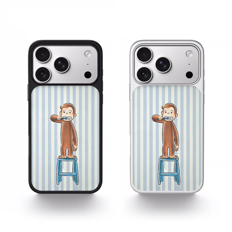 Curious Monkey George Is Suitable for Apple Phone Cases, iPhone 17 Pro Max Cartoon Original Xiaomi Simple Huawei ins Style 16 Pro Magnetic 15 New Model 14 Korean Style 13 Black Edge Silver Edge Protective Case Curious Monkey George Is Suitable for Apple Phone Cases, iPhone 17 Pro Max Cartoon Original Xiaomi Simple Huawei ins Style 16 Pro Magnetic 15 New Model 14 Korean Style 13 Black Edge Silver Edge Protective Case