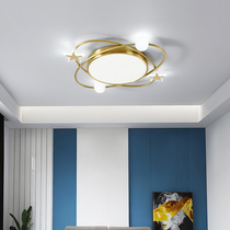 Modern minimalist bedroom light led suction ceiling light full copper living room Book room Balcony Net Red Corridor Light Lavish Nordic Luminaire