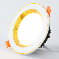 Led cylinder light recessed ceiling light Living room Home dongle lamp ultra-thin 5W hole light concealed ceiling gangway bullseye lamp