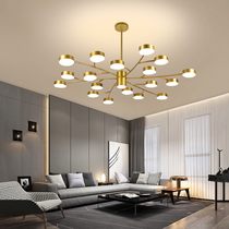 Nordic Living Room Lamp Pendant Lamp Modern Minimalist Style Hall Lighting Net Red Gold Tree Fork Super Bright Restaurant Bedroom Light