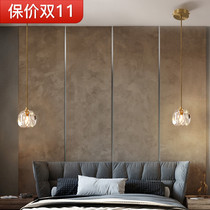 Nordic light luxury crystal dining hall lamp household lamp modern simple living room bedroom bar three head bedside small chandelier