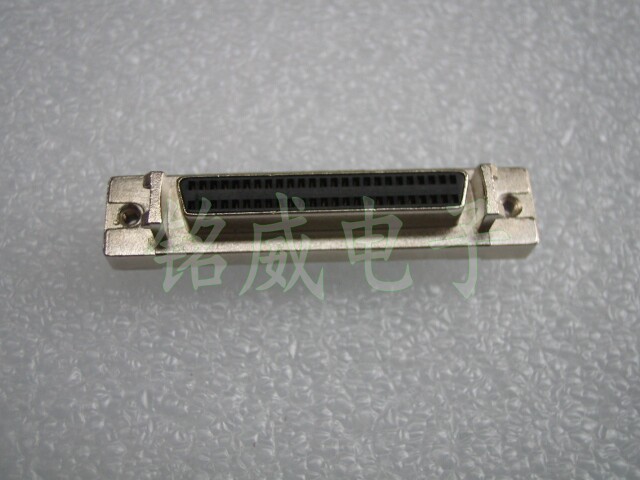 Taiwan SCSI-50P hole type female base directly inserted 180 degrees welded plate female head