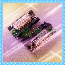 Needle D-SUB DB15 male seat welding Plate 90 degree socket DR15 male seat with plastic bracket