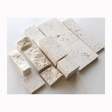 Брендовые бежевые натуральные мраморные серьги, аксессуар, ожерелье