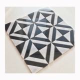 Черно -белый каменный мозаичный наклейка натуральная далисман Треугольник Линдс головоломка за головоломка ванная комната ванная комната барьер кирпич