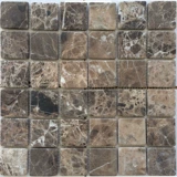 Импортные темно-коричневые мозаичные наклейки на стену, античный камень, кофейный мрамор, напольная плитка, душевая комната, ванная комната, бассейн, балкон