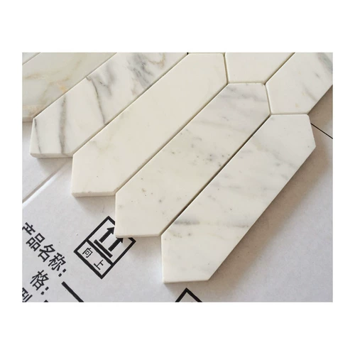 Натуральная мраморная мозаика шестиугольная каменная джаз белая шестиугольная плитка на этала фоновая стена ванная туалет