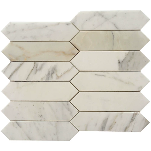 Натуральная мраморная мозаика шестиугольная каменная джаз белая шестиугольная плитка на этала фоновая стена ванная туалет