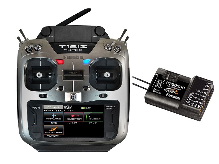 Futaba Remote Control Set T16Iz Super Color Screen Chinese R7308Sb Receiver