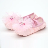 Детская обувь, розовые балетки, танцующие туфли для раннего возраста, мягкая подошва