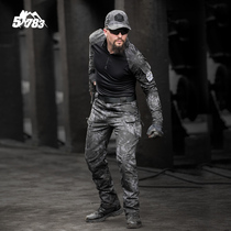 Camouflage suit suit Male veterans hand over old spring and autumn regular service Field training clothes Special forces training clothes Retired military uniform