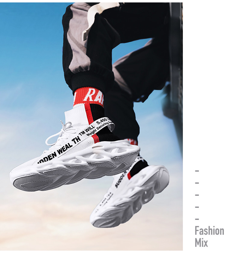 High-top Socks Shoes - 1