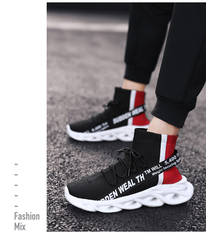 High-top Socks Shoes - 3