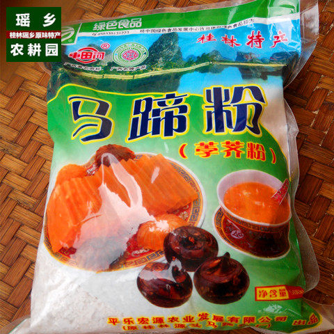 Chetian River Horseshoe Powder Pure Horseshoe Cake Powder Guilin Specialty Water Shepherd Powder 500g Coconut Milk Melaleuca Cake Raw Material
