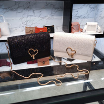 Hong Kong bag womens summer 2021 new trendy fashion shoulder bag wild western style chain bag leather womens bag messenger bag