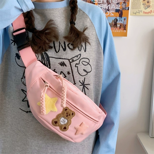 Детская сумка через плечо для путешествий, рюкзак для выхода на улицу, поясная сумка для отдыха, нагрудная сумка, в западном стиле, подходит для подростков