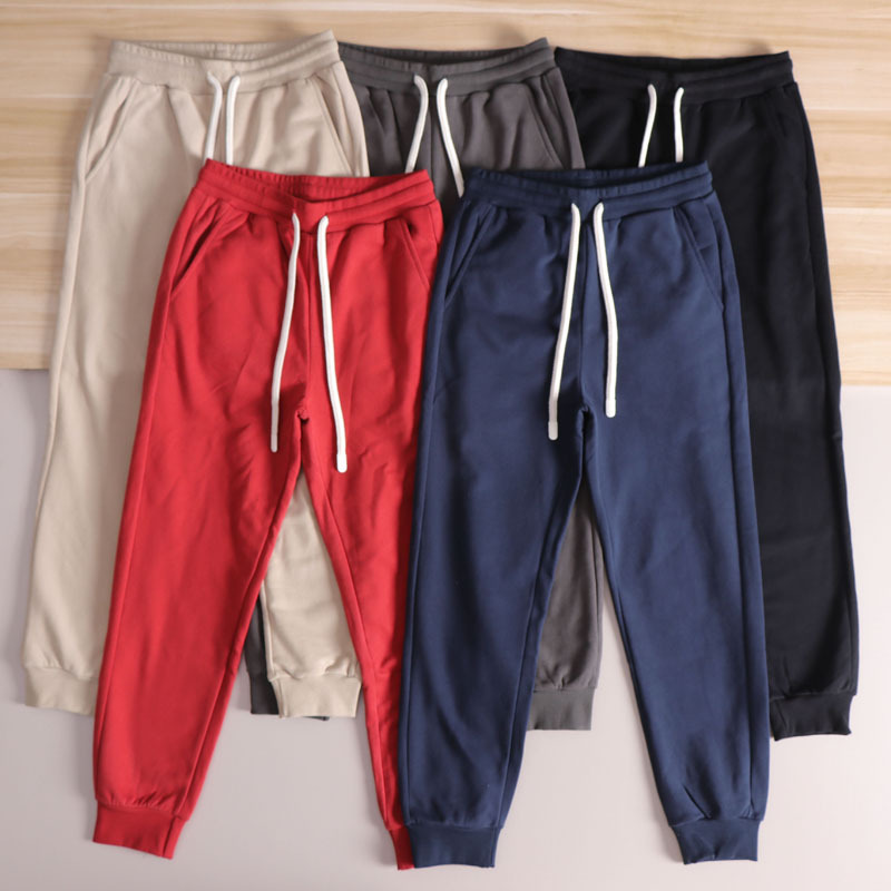 Autumn Men's 300g Heavy Blend Fleece Cotton Lining Ribbed Cuff Fleece Warm Sports Casual Sweatpants Autumn Men's 300g Heavy Blend Fleece Cotton Lining Ribbed Cuff Fleece Warm Sports Casual Sweatpants