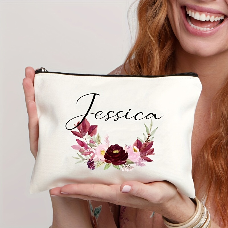 Cross-Border Hot-Selling Floral Print Cosmetic Bag, Cute Travel Bag, Storage Bag, Travel Cosmetics Organizer 09