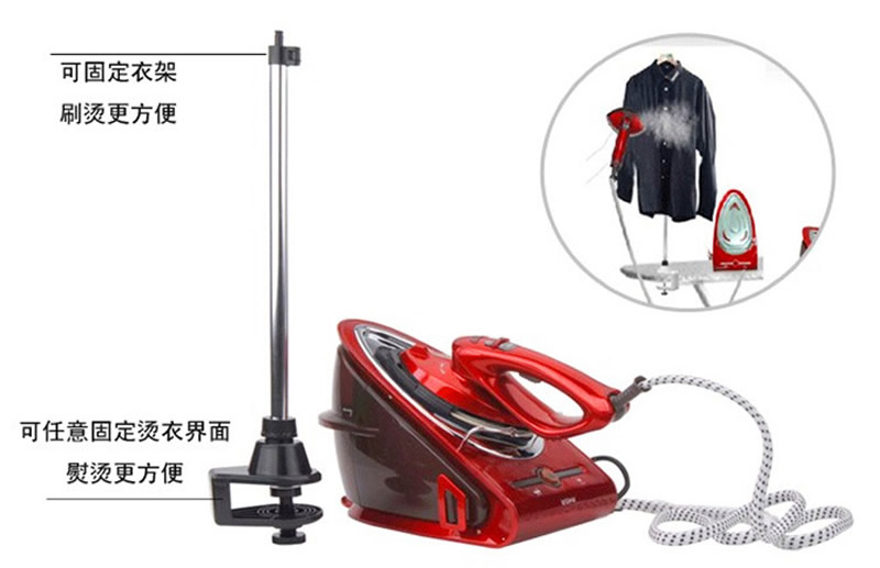 máy là Lò hơi kiểu Đài Loan nồi hơi cao áp treo sắt phẳng 2 trong 1 cầm tay đôi bằng sắt ủi hơi nước cầm tay