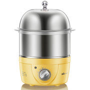 nồi lẩu điện mini có xửng hấp [Tự vận hành] Gấu / gấu ZDQ-2153 nồi trứng mini inox đa chức năng hộ gia đình hai lớp 14 - Nồi trứng ca nấu mì