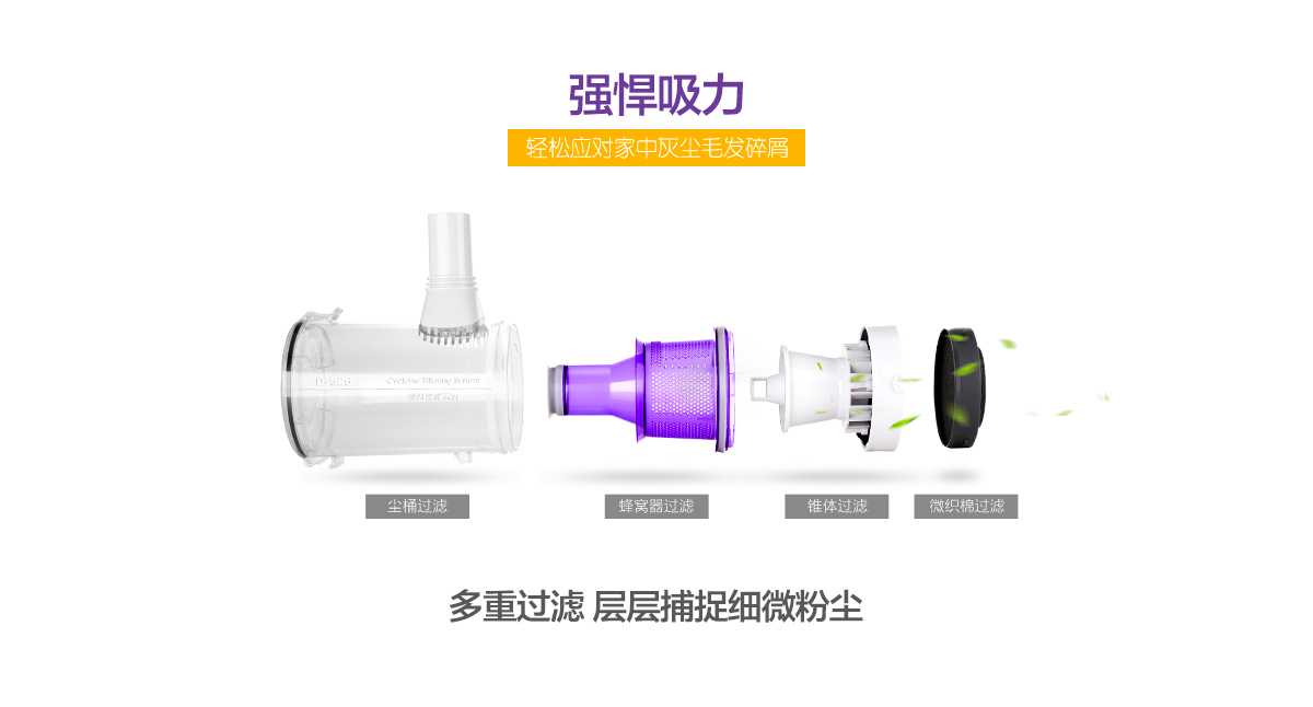 may hut bui mini [Tự vận hành] Máy hút bụi cầm tay cho chó con Máy hút bụi cầm tay D-526 - Máy hút bụi máy hút bụi ecovacs deebot
