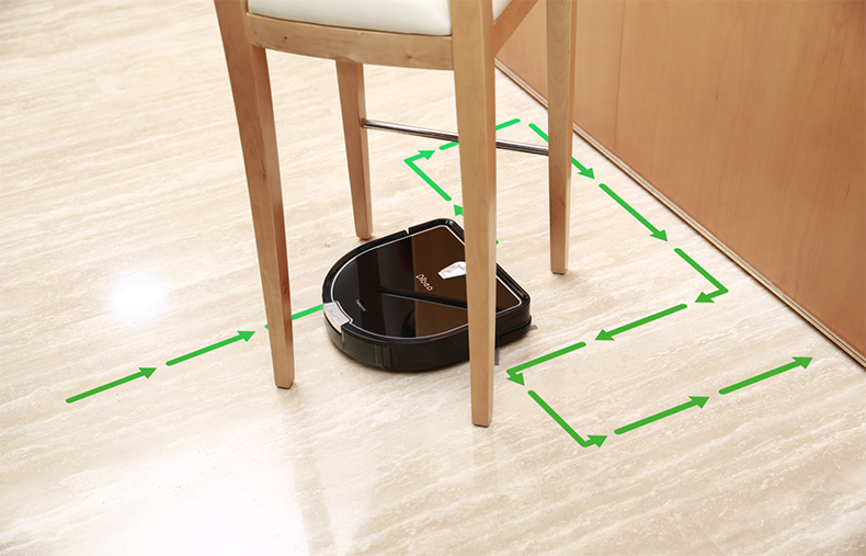 [Tự vận hành] Máy quét sàn quét Dibea D960 máy hút bụi nhà thông minh - Robot hút bụi mua máy hút bụi