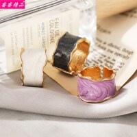 European American fashion ring female student hand jewelry