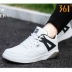 361 giày nữ giày thể thao 2018 mùa đông mới 361 độ giày nữ bình thường Bề mặt da chống sốc hấp thụ giày cao cấp thoáng khí Dép / giày thường