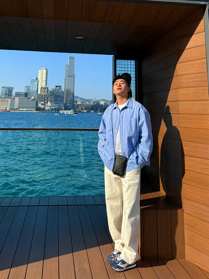 SANBAI 叁佰猫须牛仔裤男新款美式直筒宽松休闲复古长裤