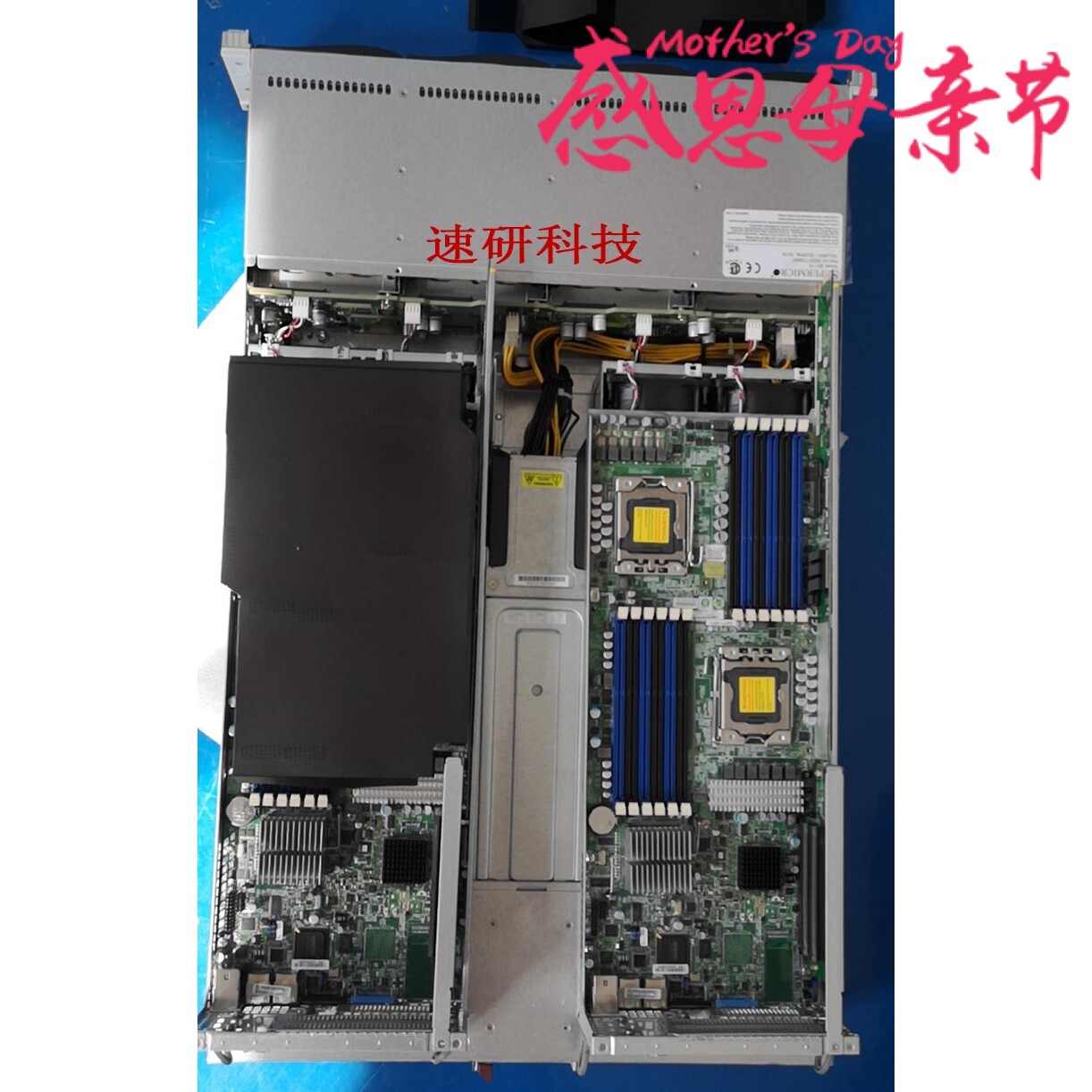 New Supermicro SYS-6026TT-D6RF X8DTT-HEF dual node server 12 disk 2U spot