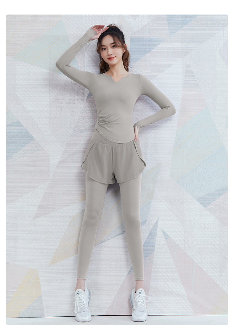 10-小V領褶皺長袖 V腰短褲假兩件_16.jpg