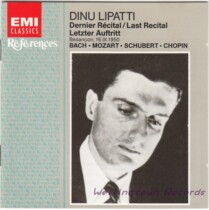 Lipattis Last Recital 1950 Besancon Live Bach Mozart Schubert Chopin
