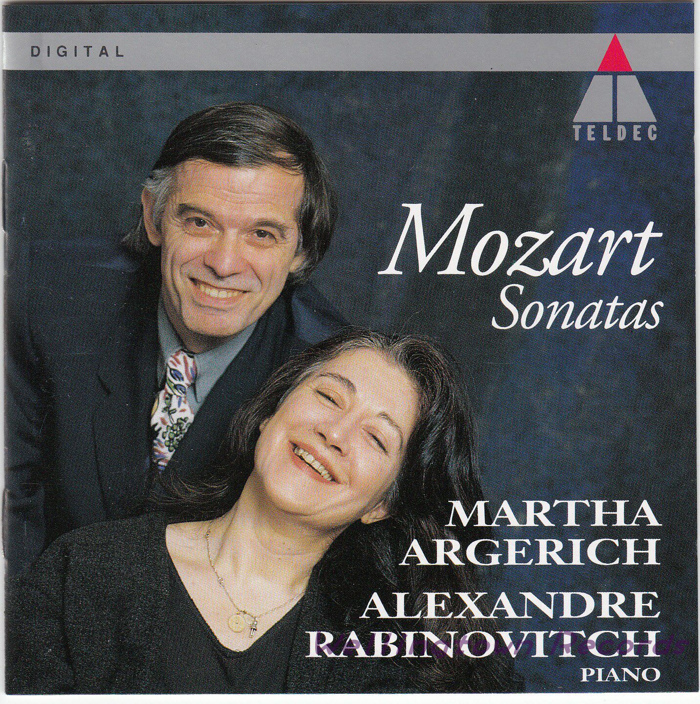 Argerich Rabinovich Mozart Sonata for Two Pianos for Four Hands
