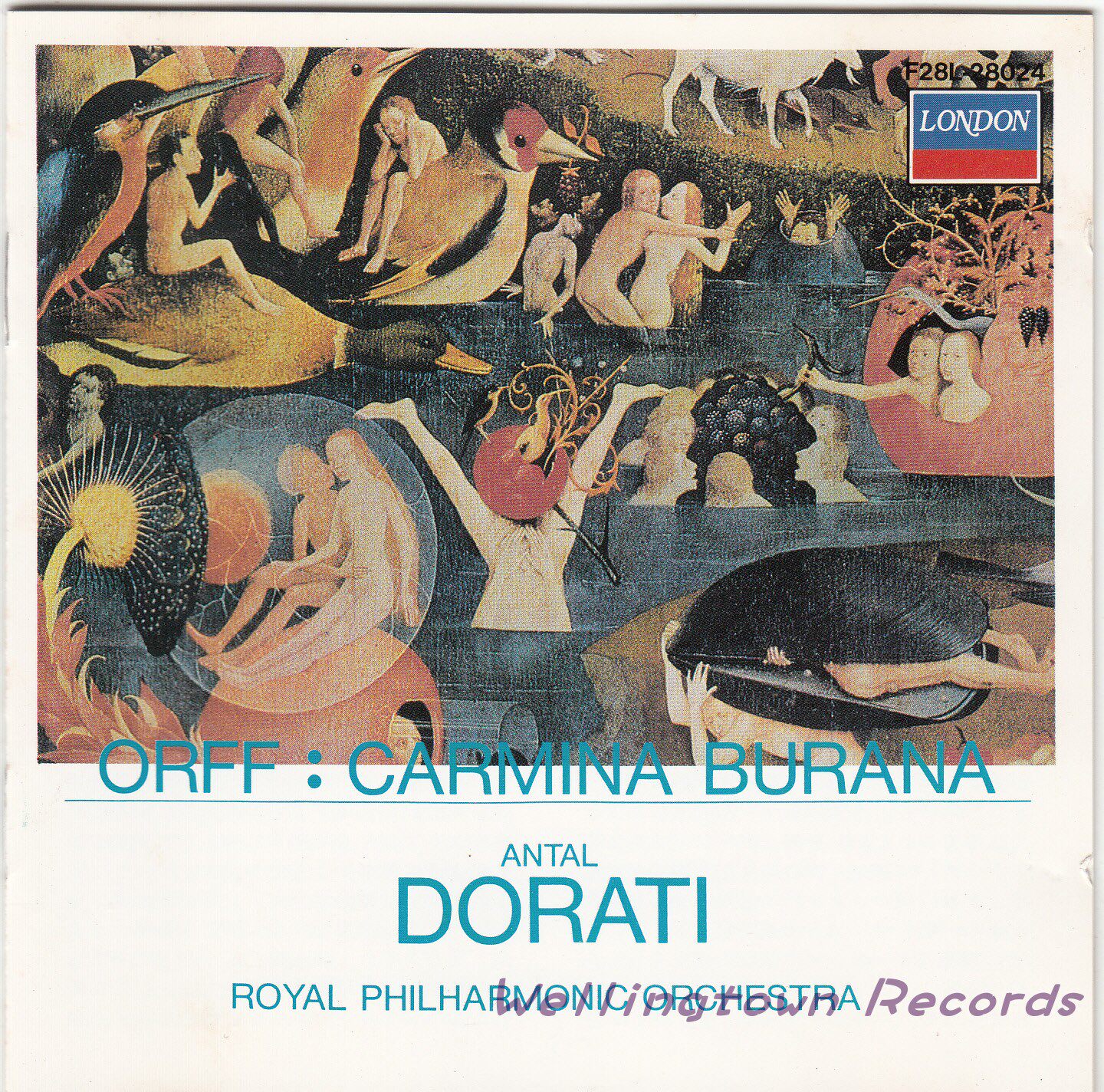 Burrows DeVos Dorati Royal Philharmonic Orff Bran Poems