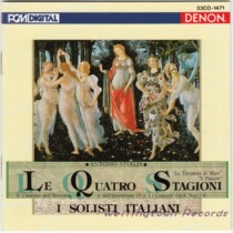 Italian Soloists Vivaldi Violin Concerto Four Seasons 25