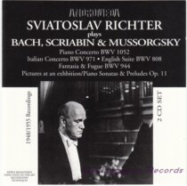 Sandring Richter Bach Mussorgsky Scriabin Piano Works Collection