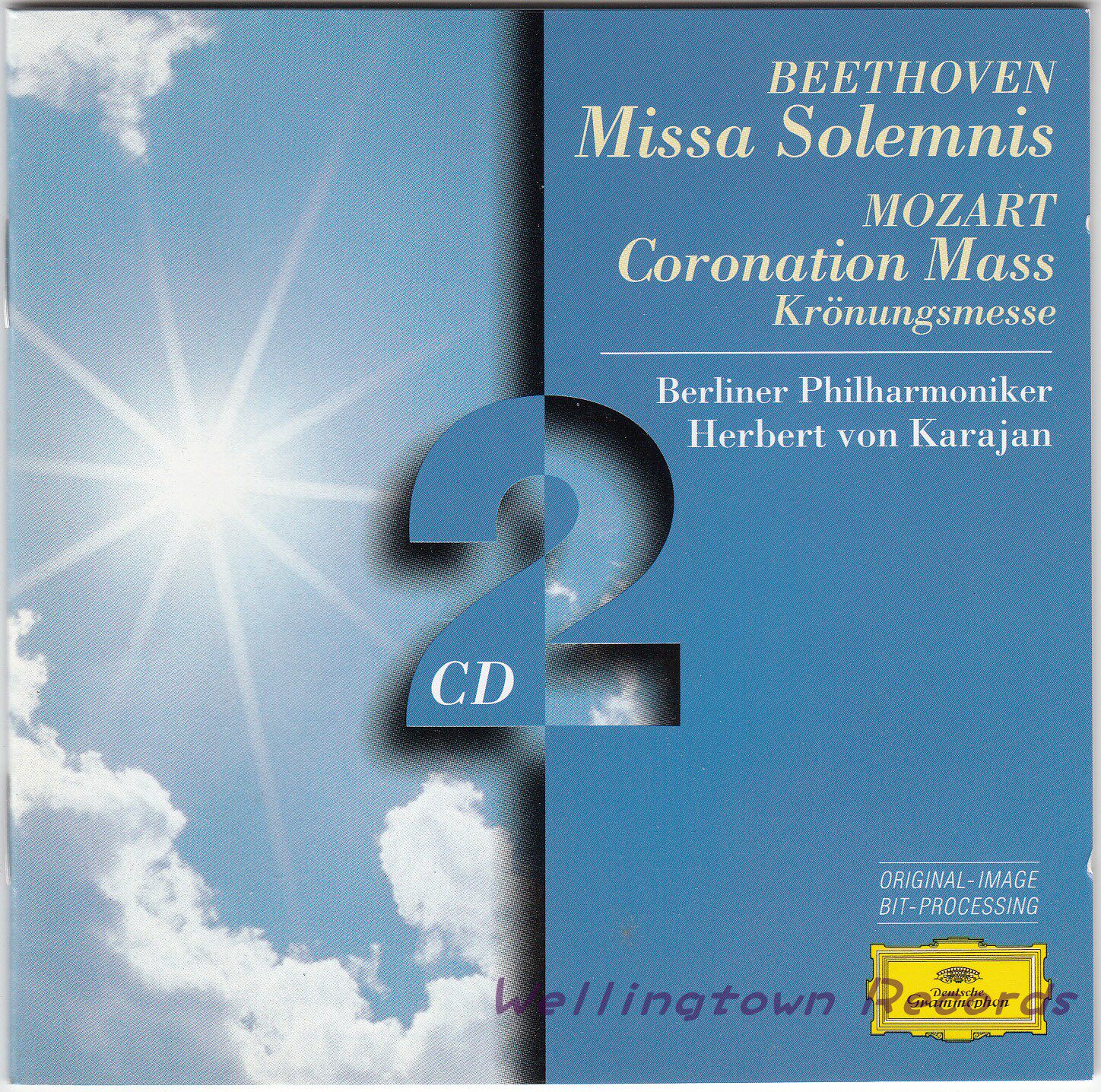Karajan Berlin Philharmonic Beethoven Solemn Mass Mozart Coronation Mass