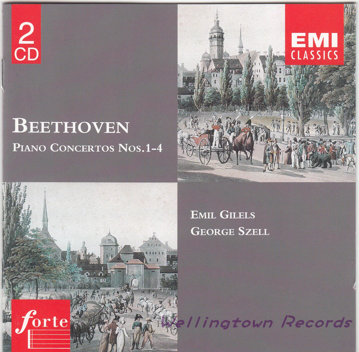 Sell ​​Cleveland Orchestra Gilles Beethoven Piano Concertos Nos. 1-4