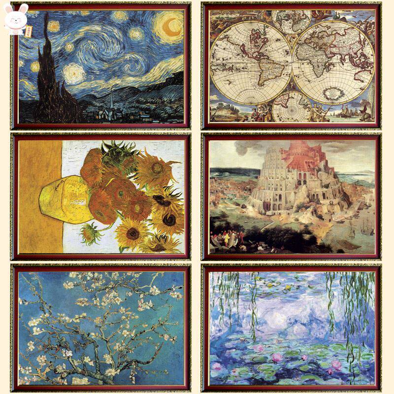 Adult large-scale 10,000-piece jigsaw puzzle 5,000 pieces super-large boredom-relief puzzle decompression boredom-relief adult