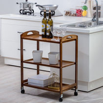 Nanzhu mobile dining cart multi-functional tea cart home kitchen rack storage rack office removable shelf