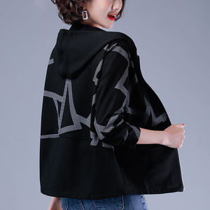 禅羽赠品春秋薄款夹克衫女士休闲外套