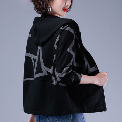 禅羽赠品春秋薄款夹克衫女士休闲外套