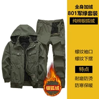 [Silver Fox Episode] B Модель 801 войска зеленого серебряного розового хлопка плюс утолщенный набор [Соглашенная шляпа модель].