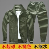 Летний камуфляжный хлопковый комплект для работы, износостойкий дышащий лонгслив, рабочая одежда