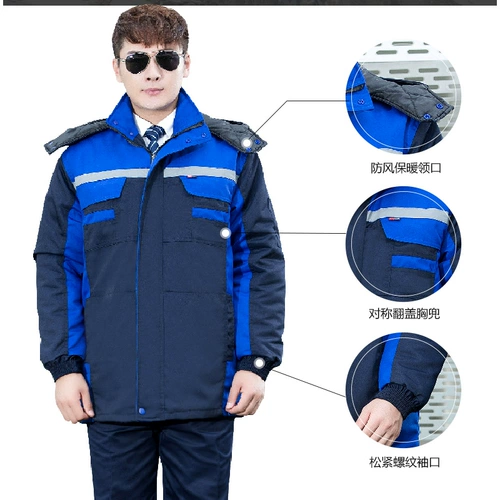 Зимний комбинезон подходит для мужчин и женщин, светоотражающий защищающий от холода пуховик, куртка, делается под заказ, увеличенная толщина